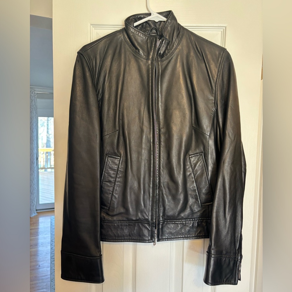 Banana Republic Leather Jacket - size M